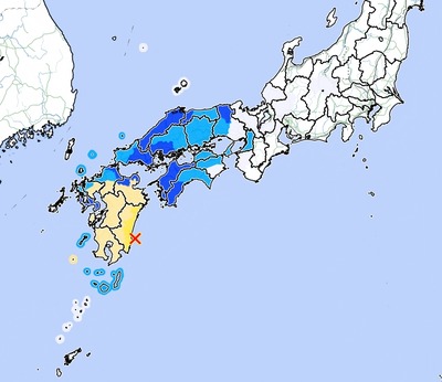 【臨時更新】南海トラフ巨大地震の可能性を調査開始 臨時情報・調査中を発表　気象庁