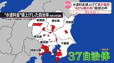 【悲報】埼玉県本庄市「来月から水道料金40％値上げします」市民「40％ってこと？本当ですか？どうしよう･･･みんなどうするんだろう」