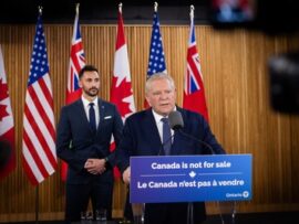 【全面貿易戦争】カナダ、米国3州に送っている電気に25%関税を発表「さらなる関税や送電停止も我々はいとわない」
