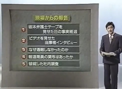 TBS「この弁護士、オウム真理教を批判しとる！！放送前にオウムさんに見せないと！」