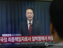 韓国与党代表「大統領の弾劾に反対の賛成の反対」
