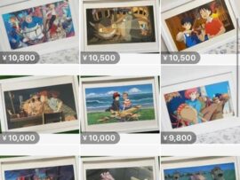 【メルカリ画像】ジブリの書籍を切り抜き、額縁に入れて高額売買→株式会社スタジオジブリ「潰します」